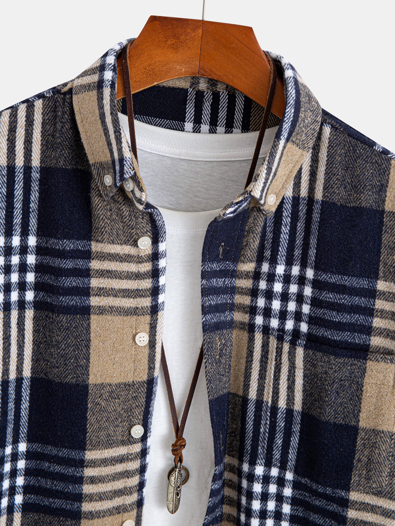 Flanell Karo Hemd mit Knöpfen - Image 18