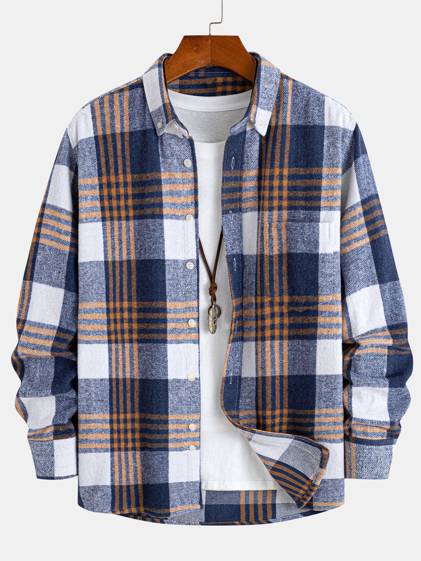 Flanell Karo Hemd mit Knöpfen - Image 3