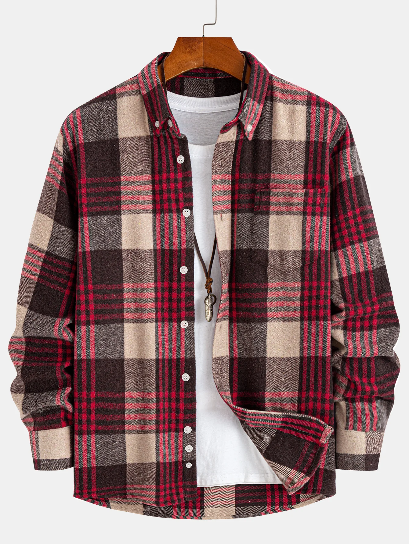 Flanell Karo Hemd mit Knöpfen - Image 9