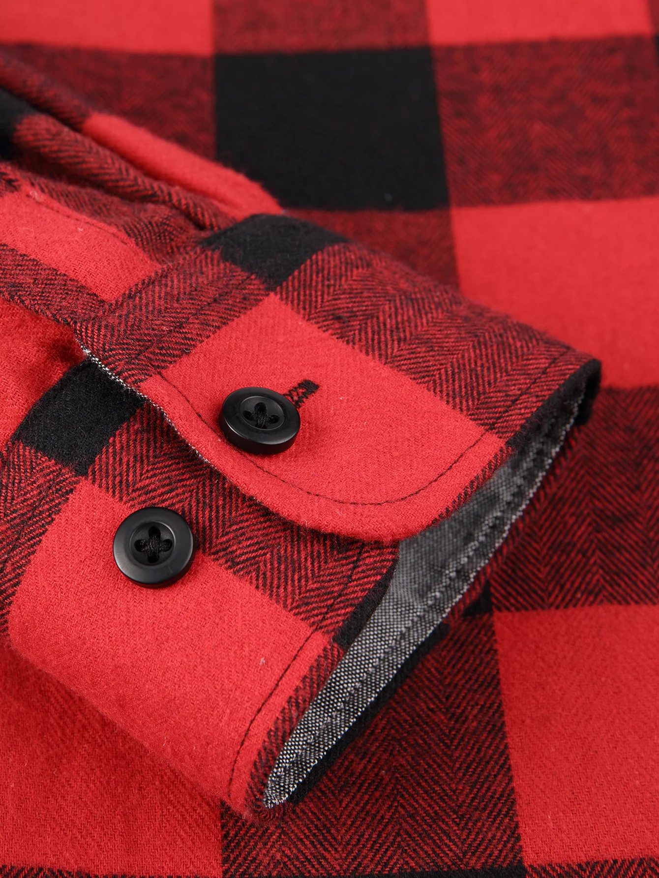 Flanell Karo Hemd mit Knöpfen - Image 11
