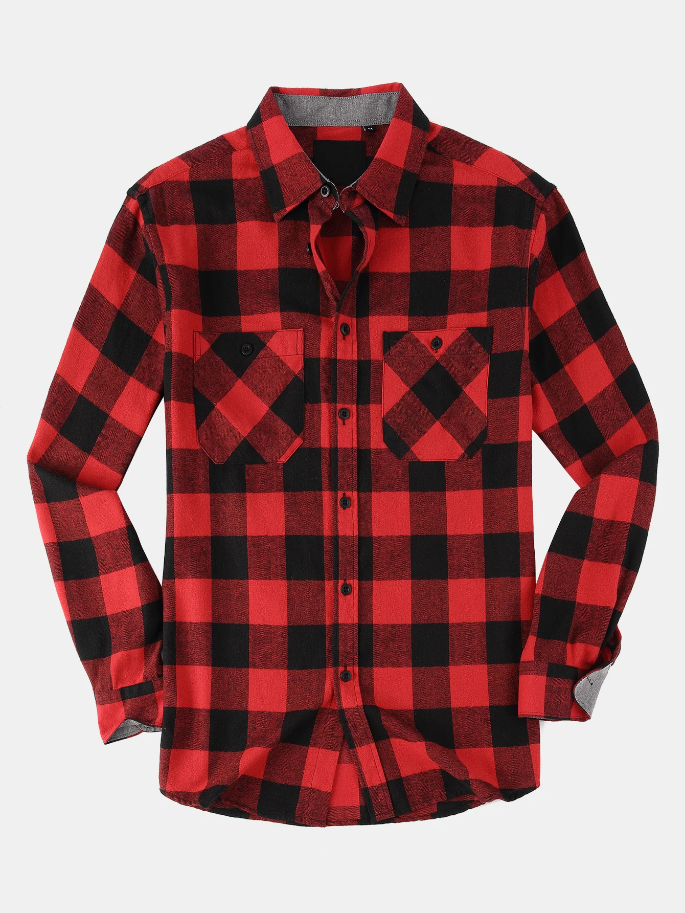 Flanell Karo Hemd mit Knöpfen - Image 3