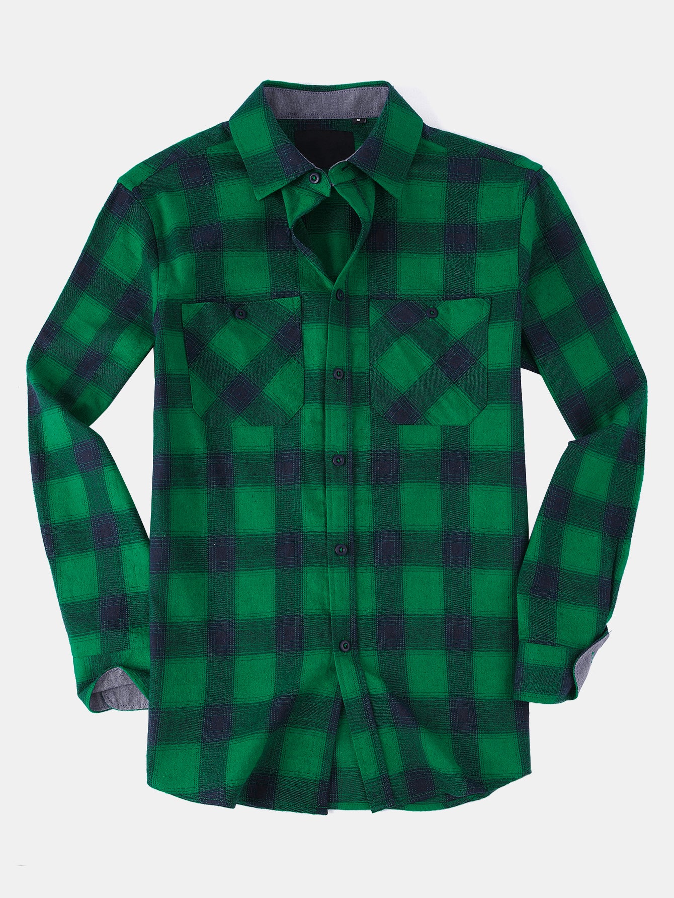Flanell Karo Hemd mit Knöpfen - Image 4