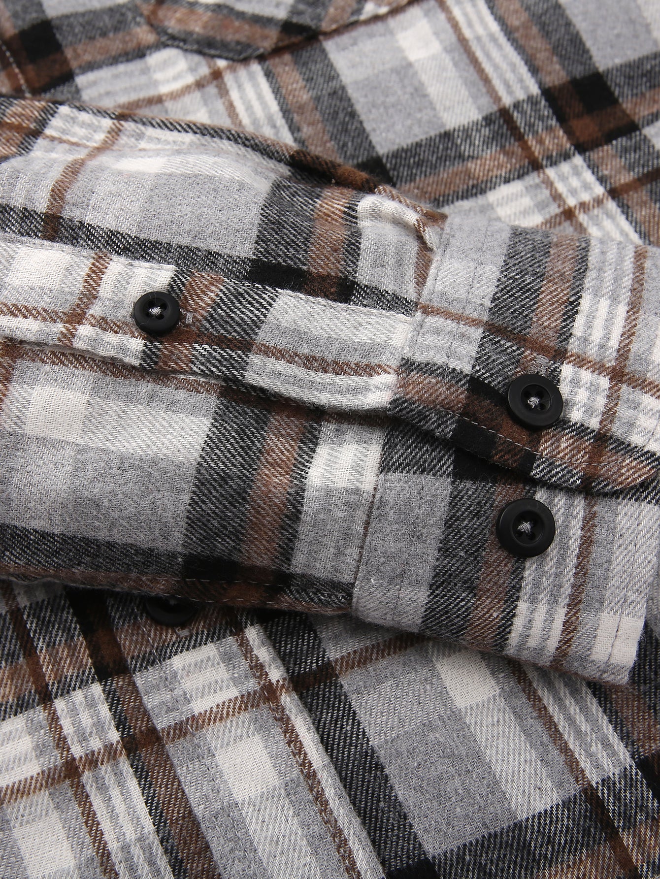 Flanell Karo Hemd mit Knöpfen - Image 11