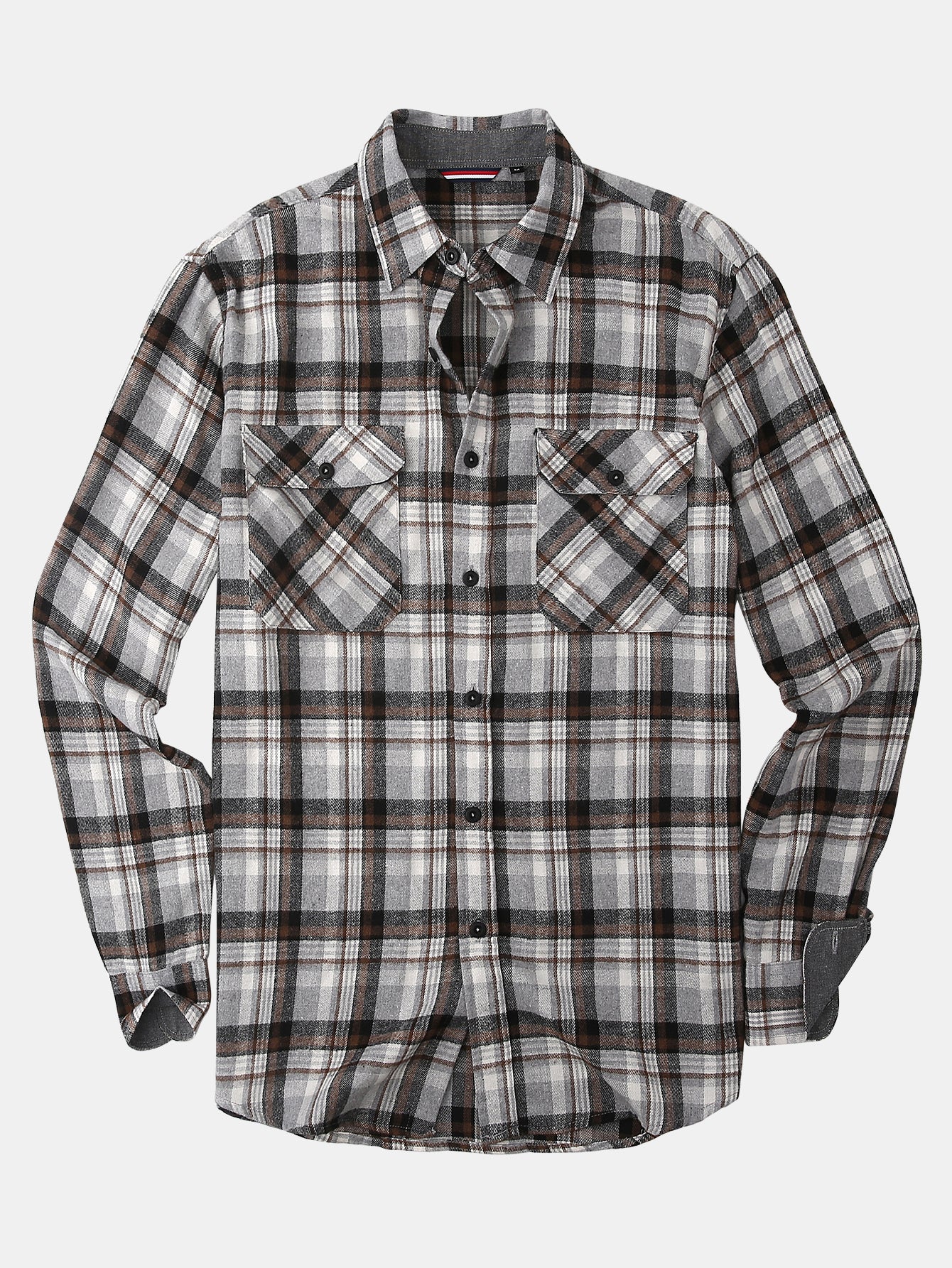 Flanell Karo Hemd mit Knöpfen - Image 3