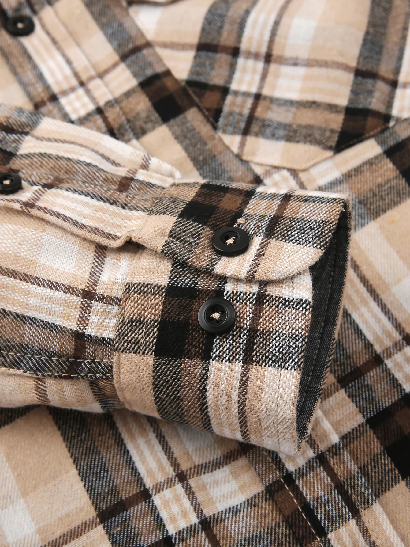 Flanell Karo Hemd mit Knöpfen - Image 6