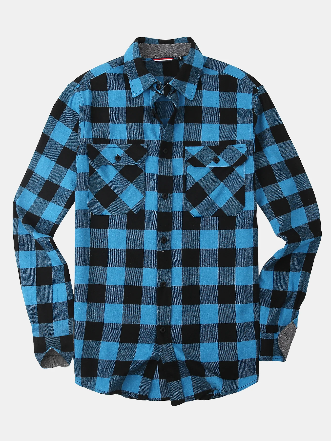 Flanell Karo Hemd mit Knöpfen