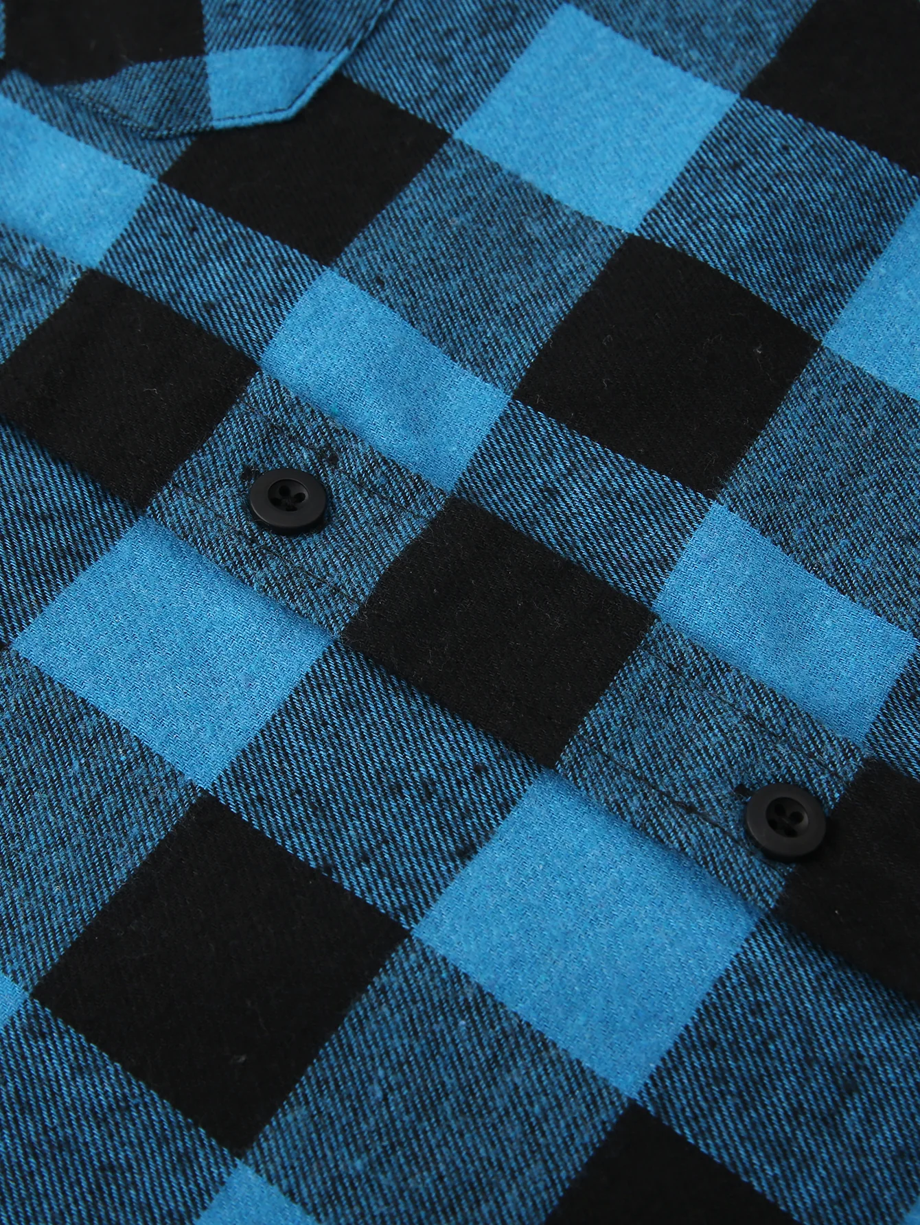 Flanell Karo Hemd mit Knöpfen - Image 5