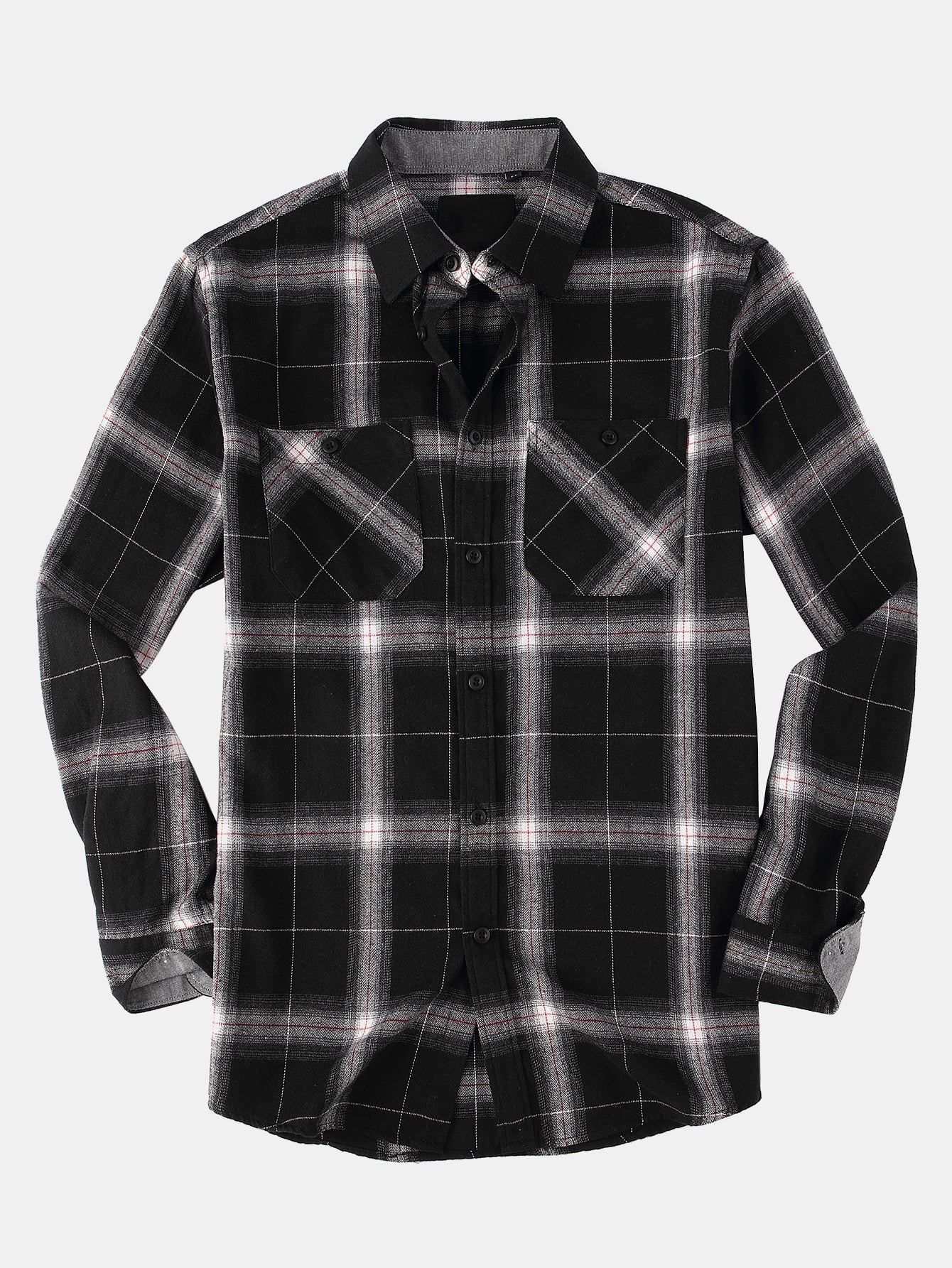 Flanell Karo Hemd mit Knöpfen - Image 3