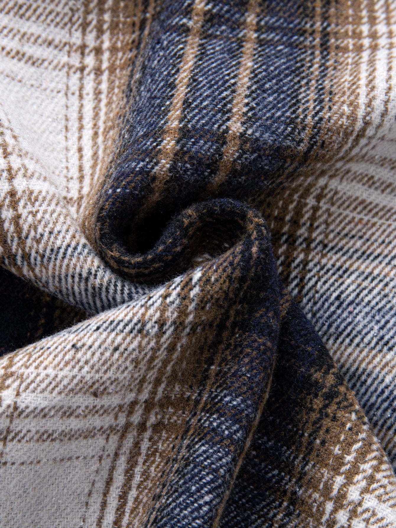 Flannel Plaid Cotton Button Up Shirt - Image 6