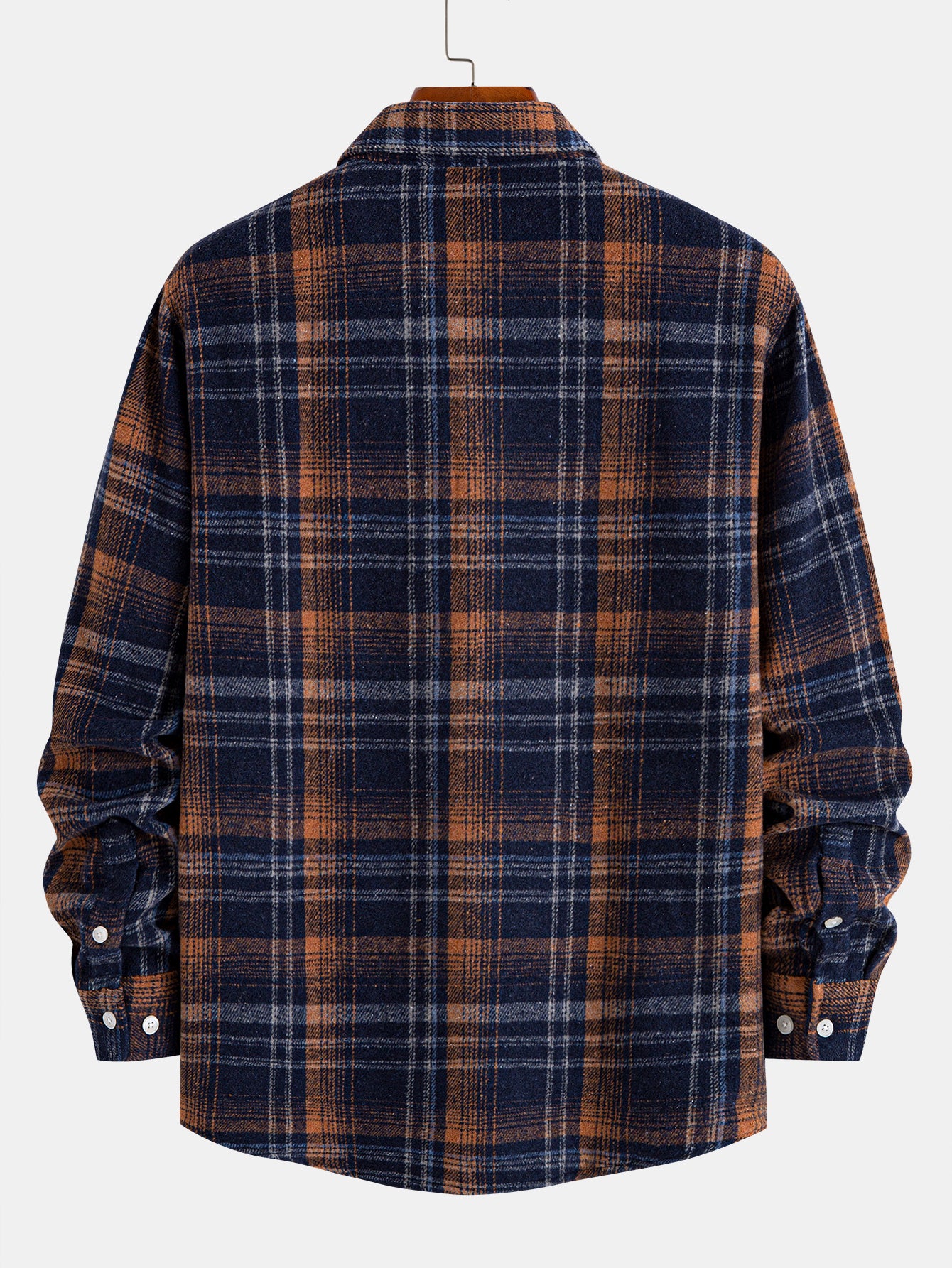 Flannel  Plaid Cotton Button Up Shirt - Image 2