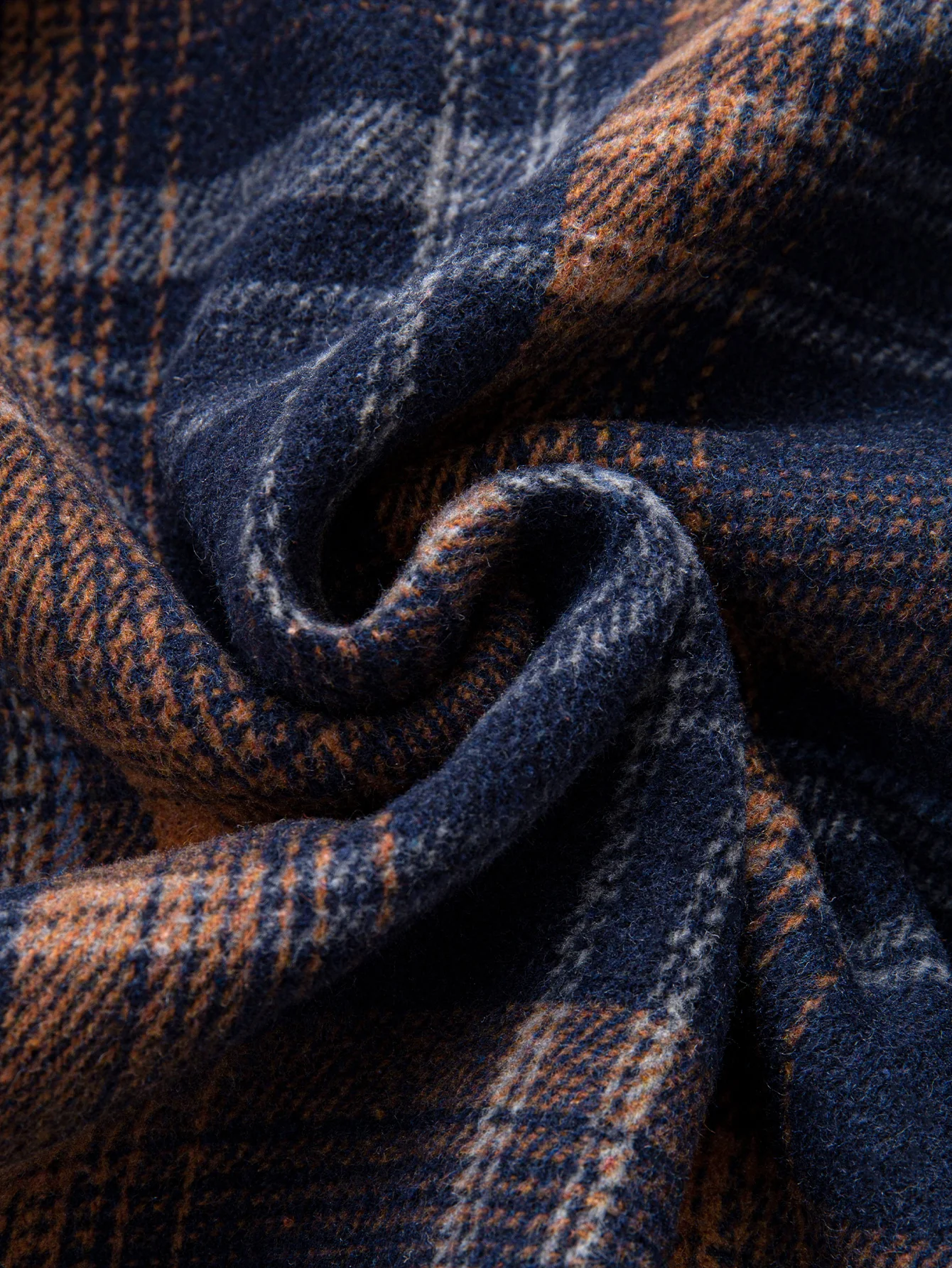 Flannel  Plaid Cotton Button Up Shirt - Image 5