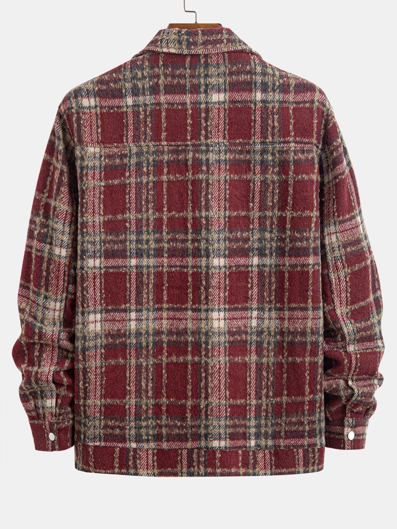 Flanellkarierte Jacke - Image 2