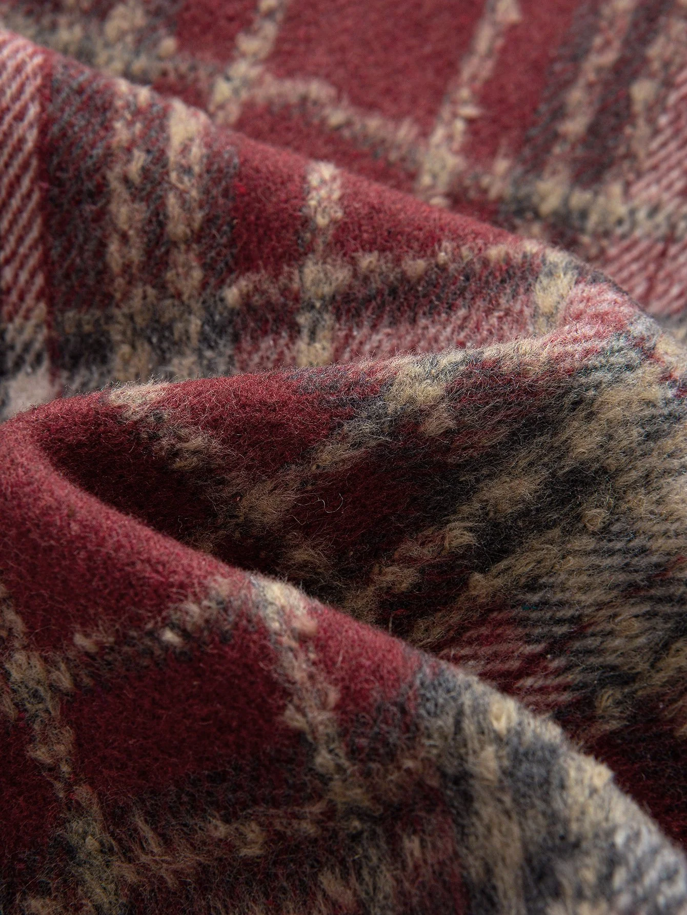 Flanellkarierte Jacke - Image 5