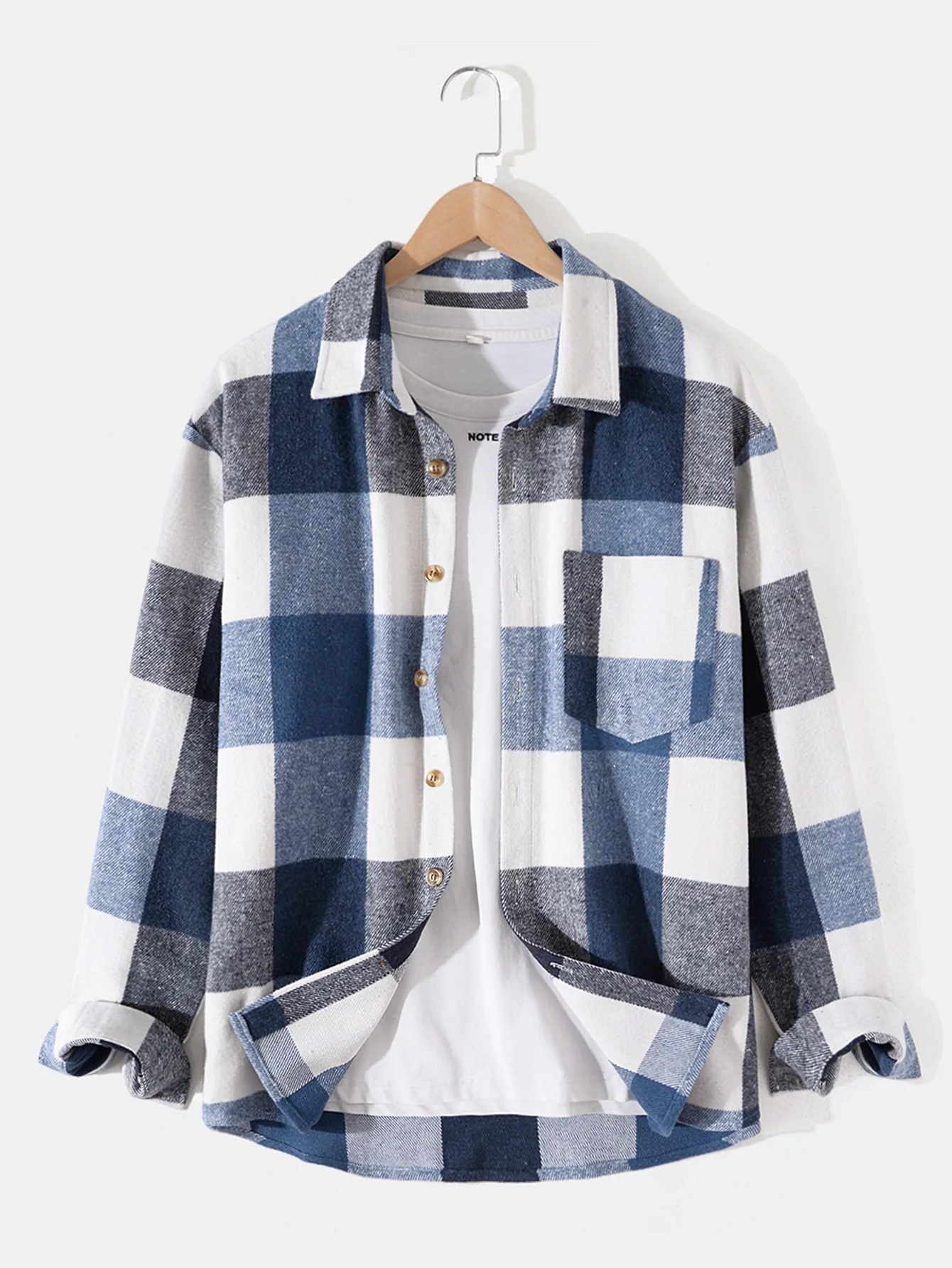 Flanell-Karierte Überhemd - Image 3