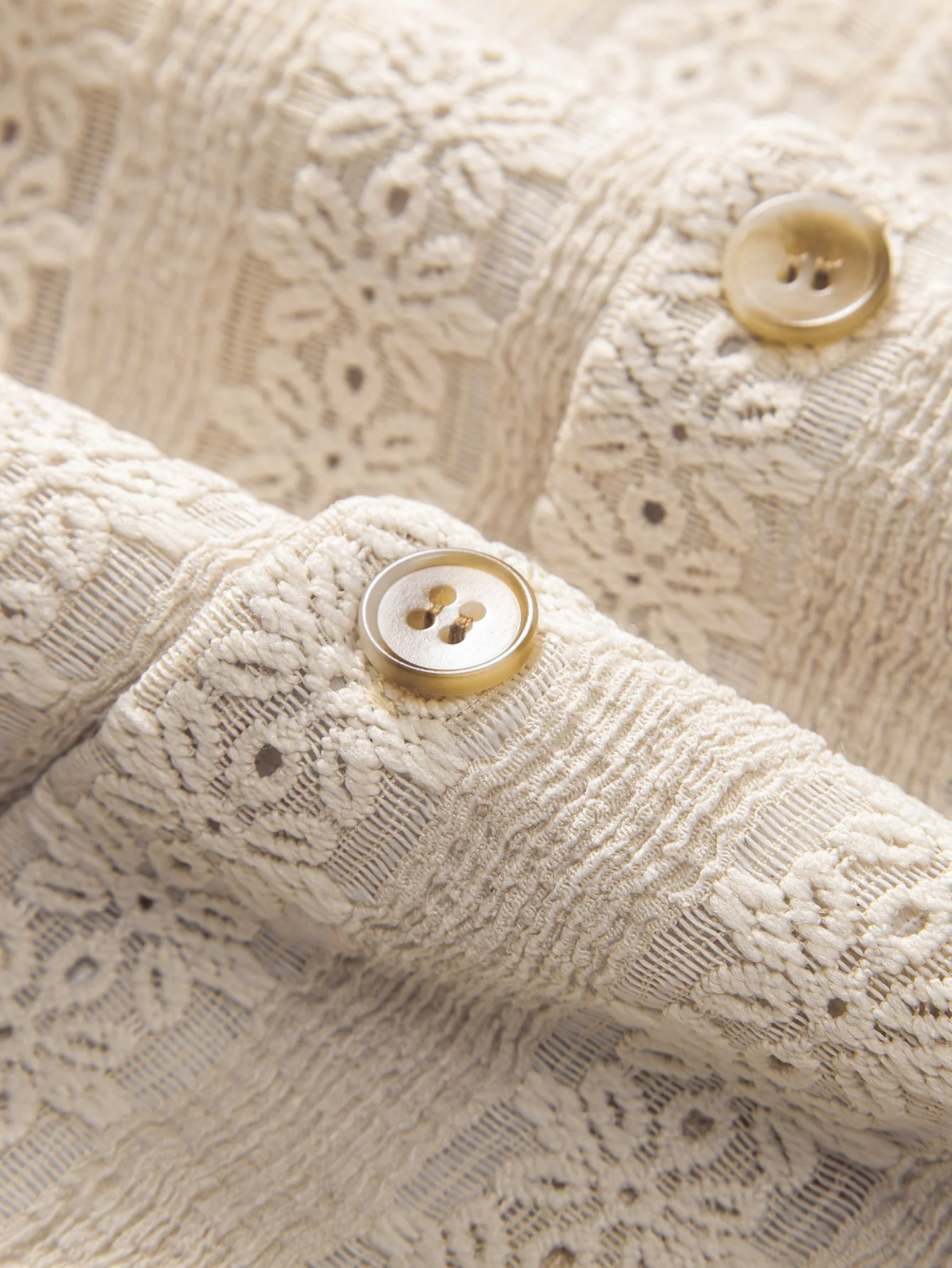Blumen-Jacquard-texturierte Kubanische Hemd - Image 4