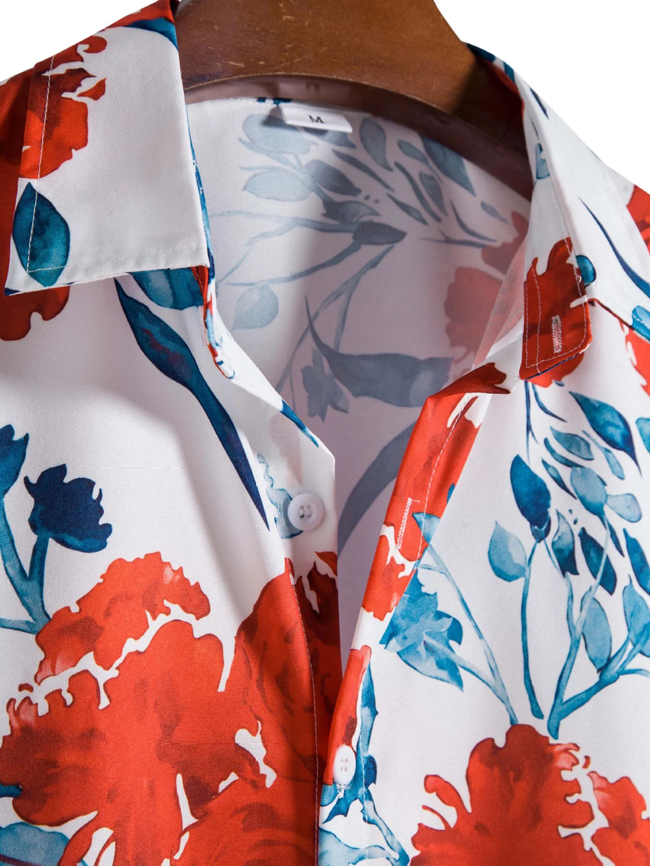 Blumenmuster Resort Button-Up Hemd - Image 3