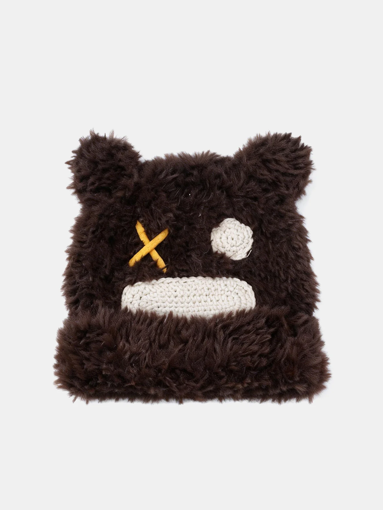 Fluffy Bear Ear Design Cute Beanie Hat Suitable For Autumn Winter - Image 8