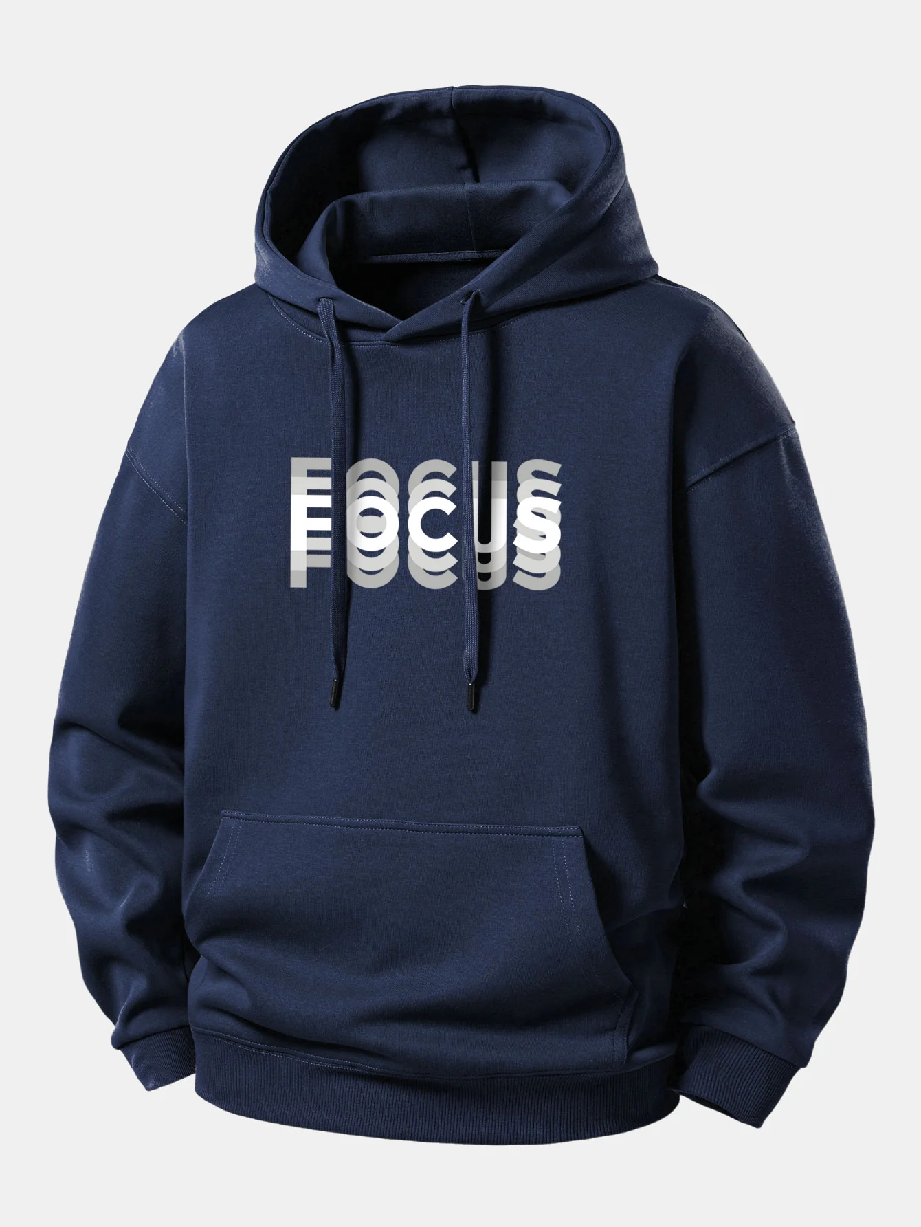 Focus Print Relax Fit Hoodie - Image 2