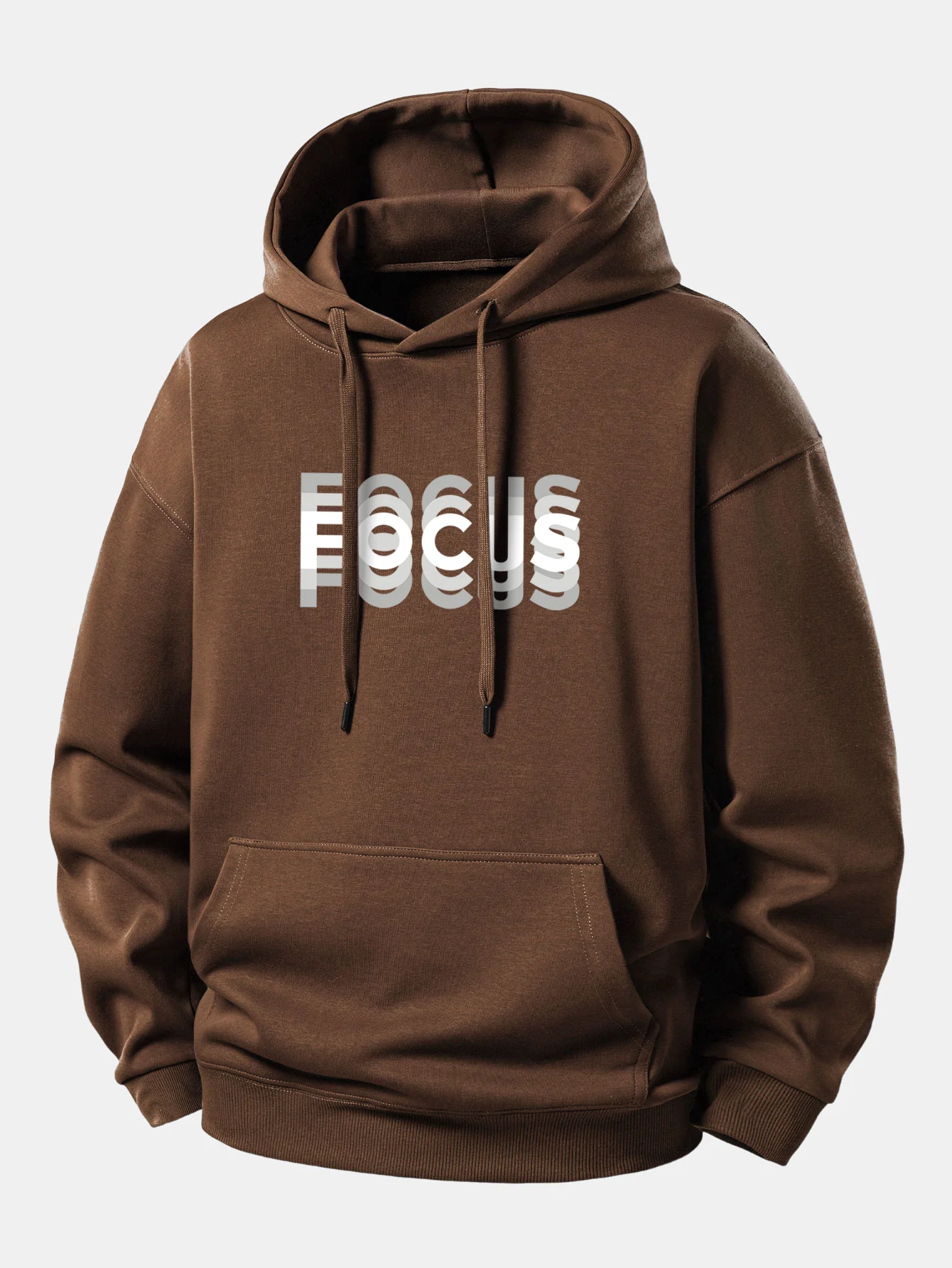 Focus Print Relax Fit Hoodie - Image 6