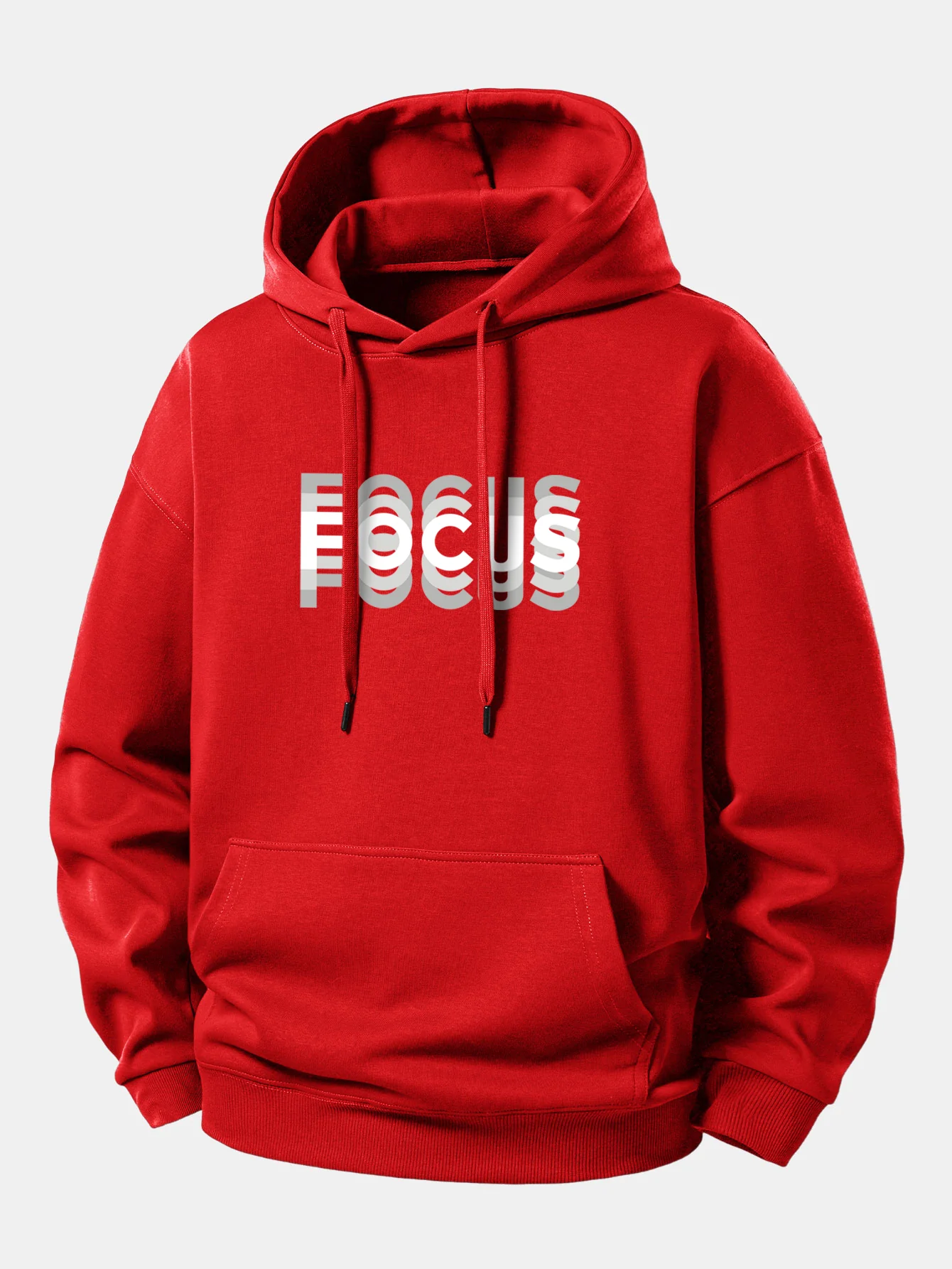 Focus Print Relax Fit Hoodie - Image 8