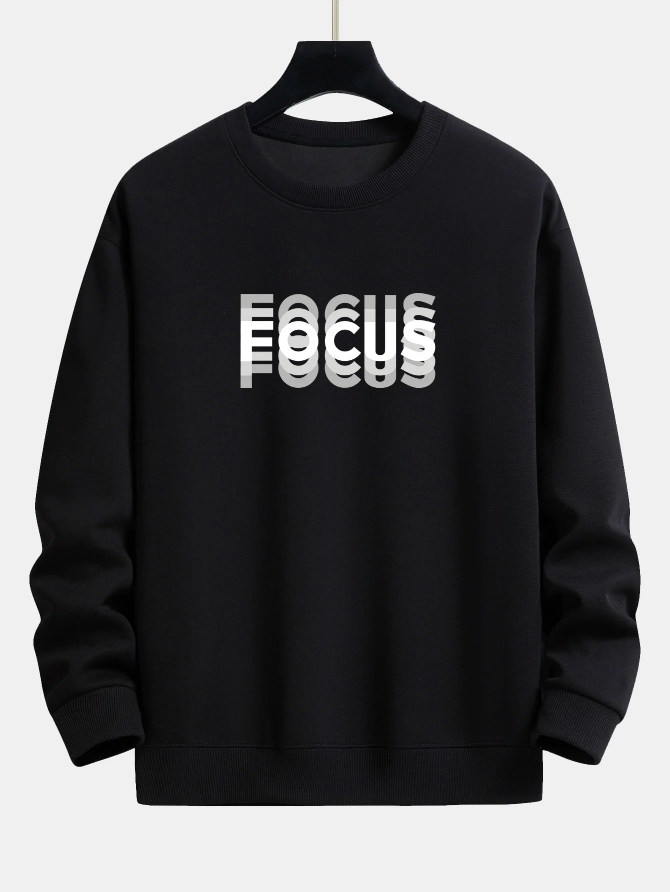 Focus Print Relax Fit Sweatshirt