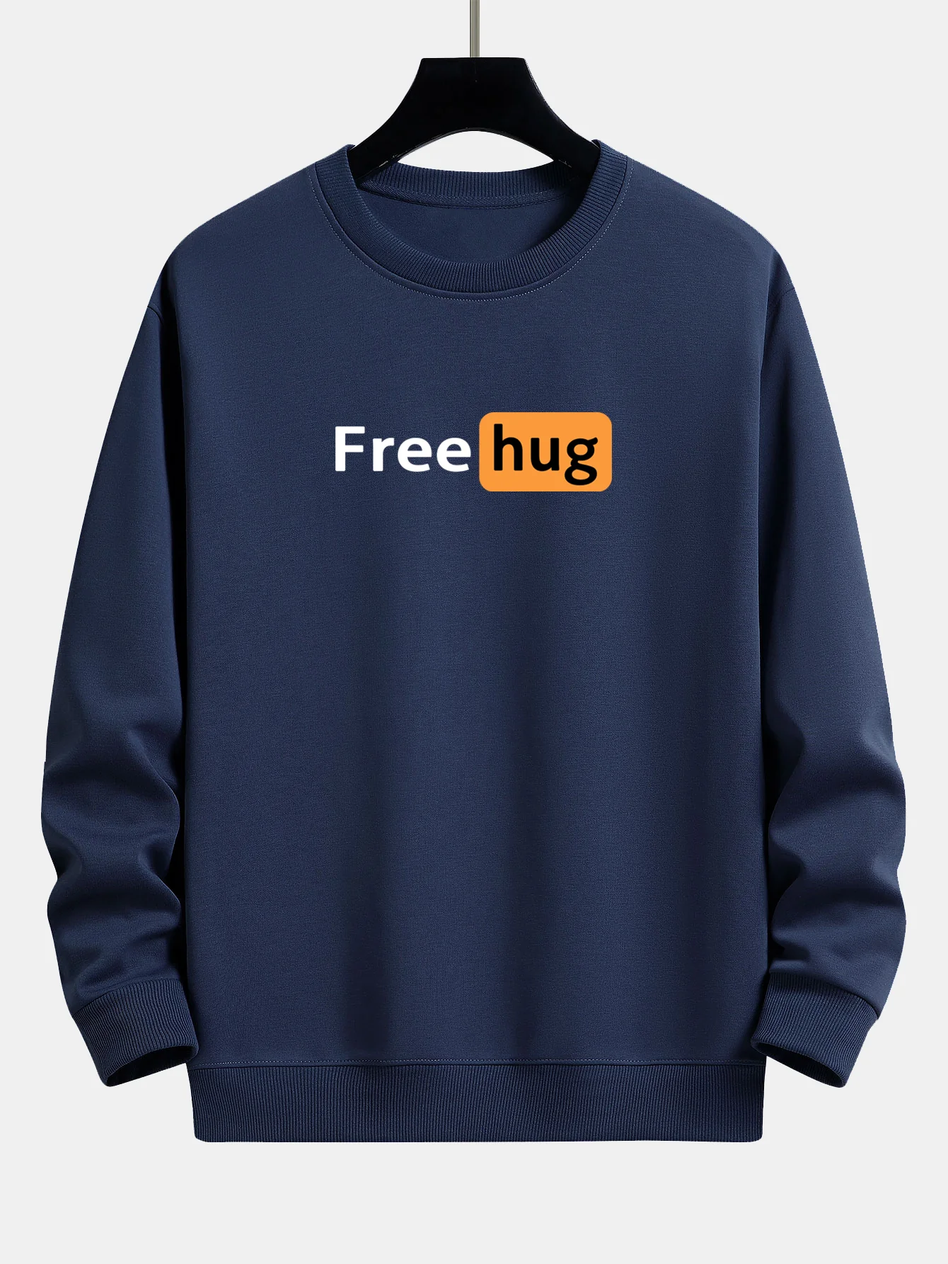 Free Hug Druck Locker sitzendes Sweatshirt - Image 2