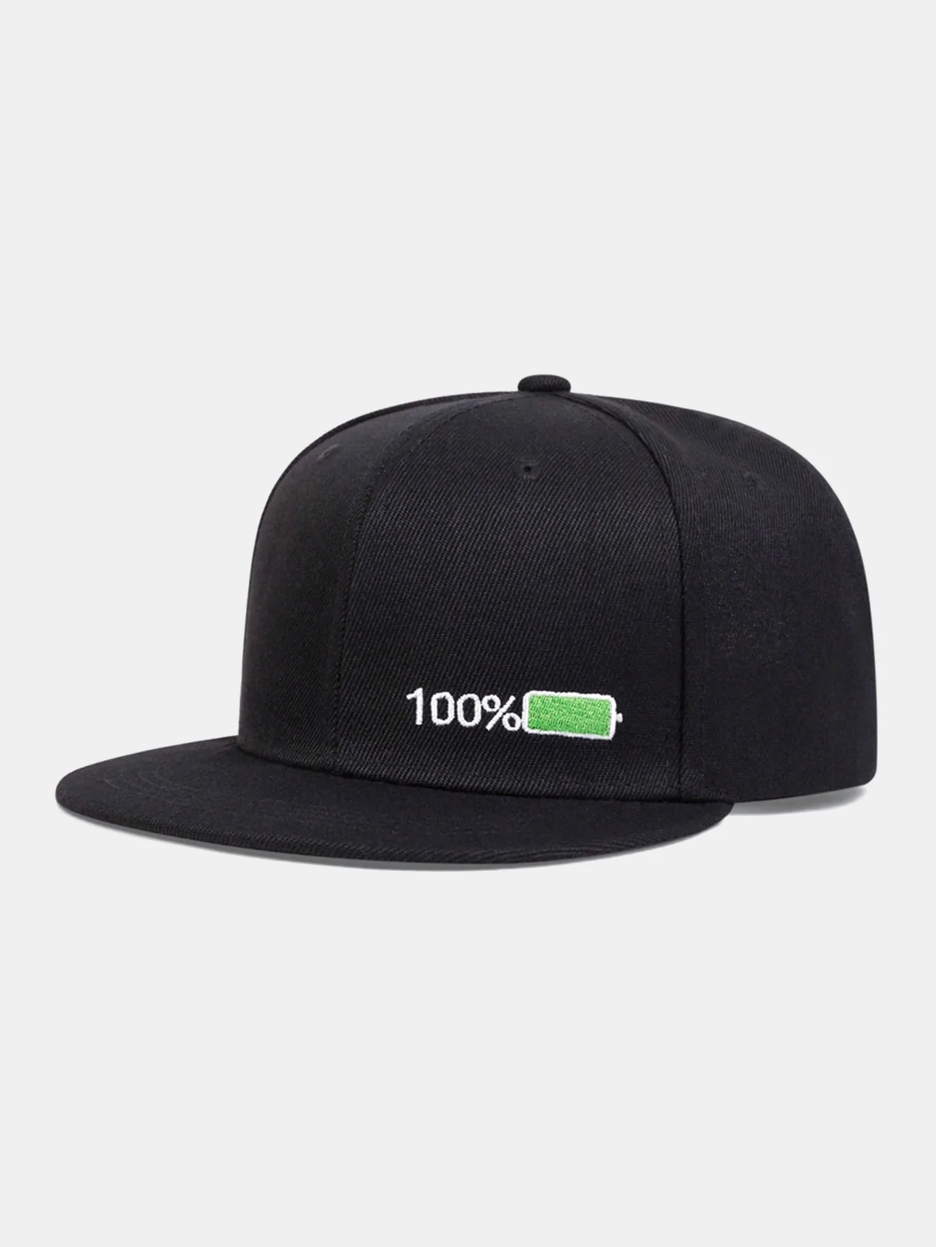 Voll aufgeladen Keine Energie Bestickte Baseballkappe - Image 2