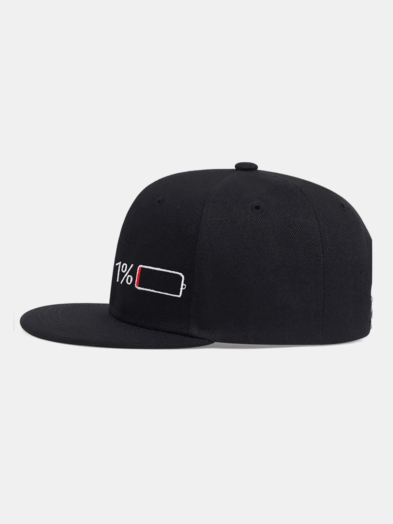 Voll aufgeladen Keine Energie Bestickte Baseballkappe - Image 3