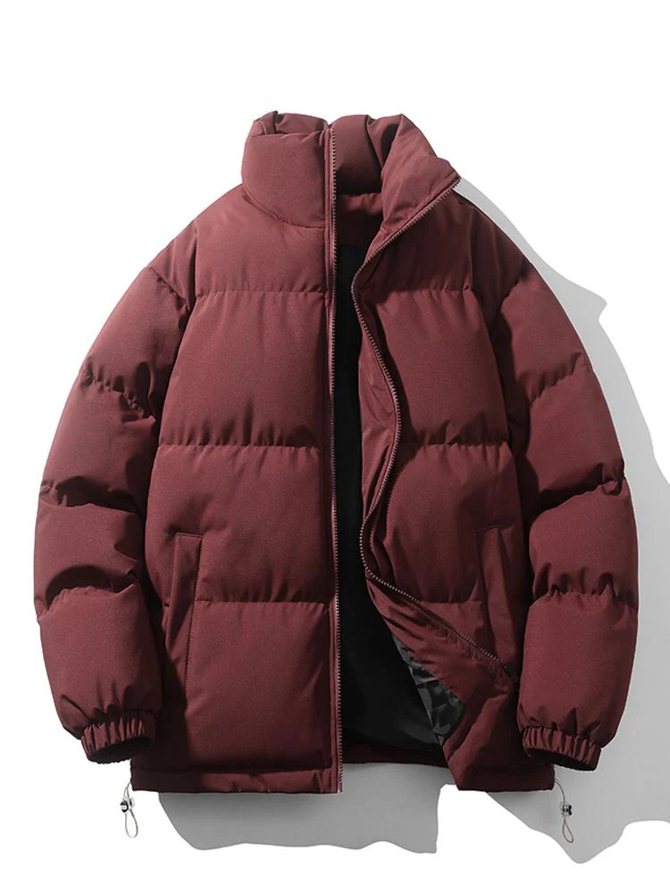 Funnel Neck Puffer Coat - Image 13