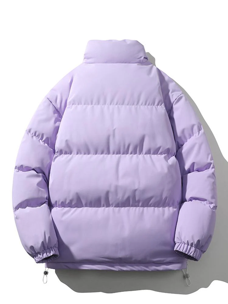 Funnel Neck Puffer Coat - Image 18