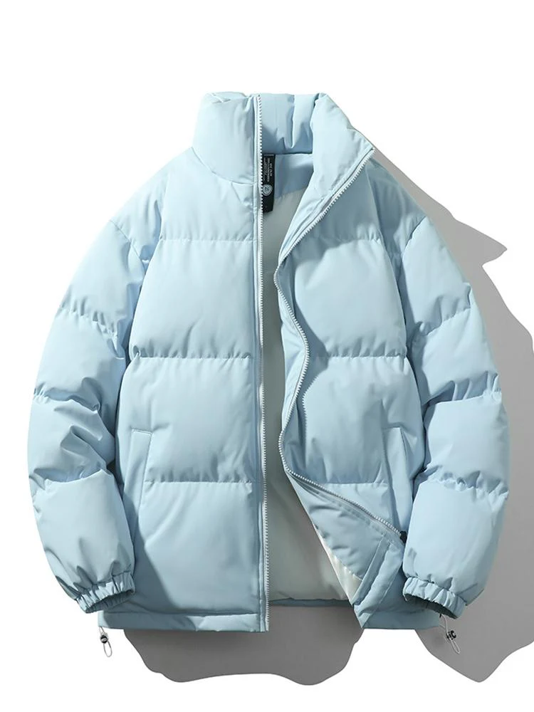 Funnel Neck Puffer Coat - Image 19
