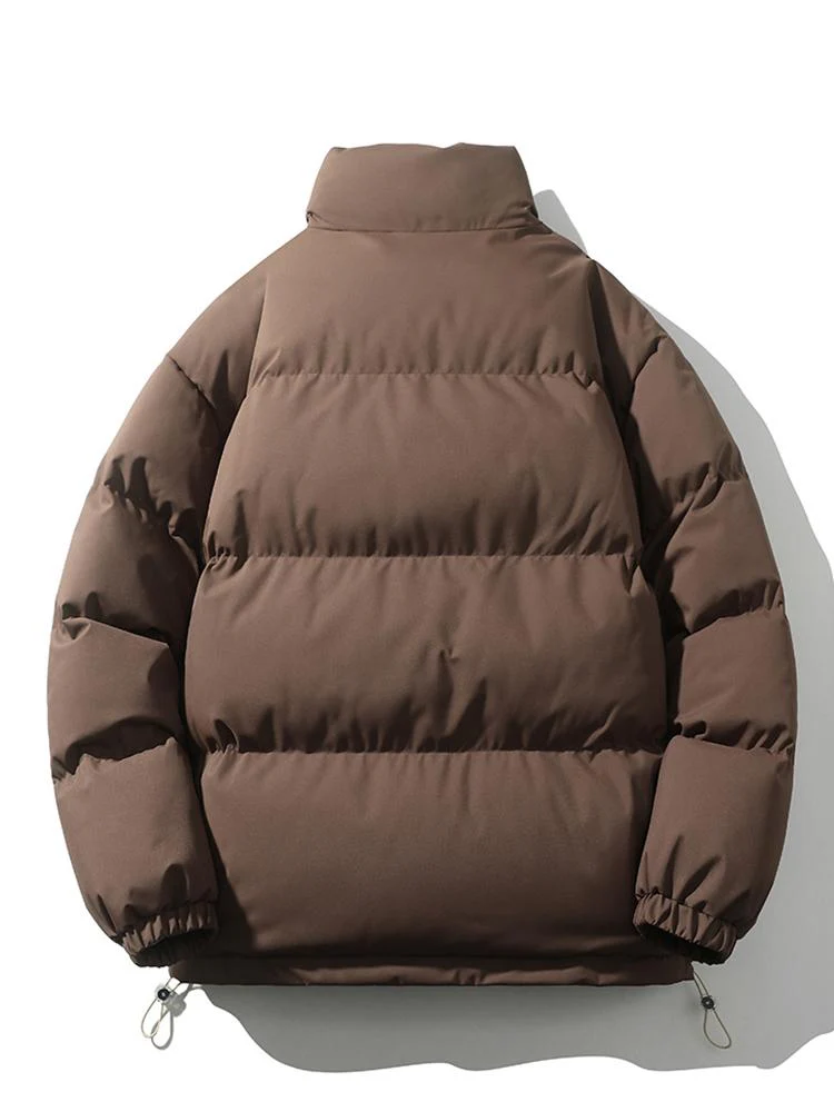 Funnel Neck Puffer Coat - Image 2