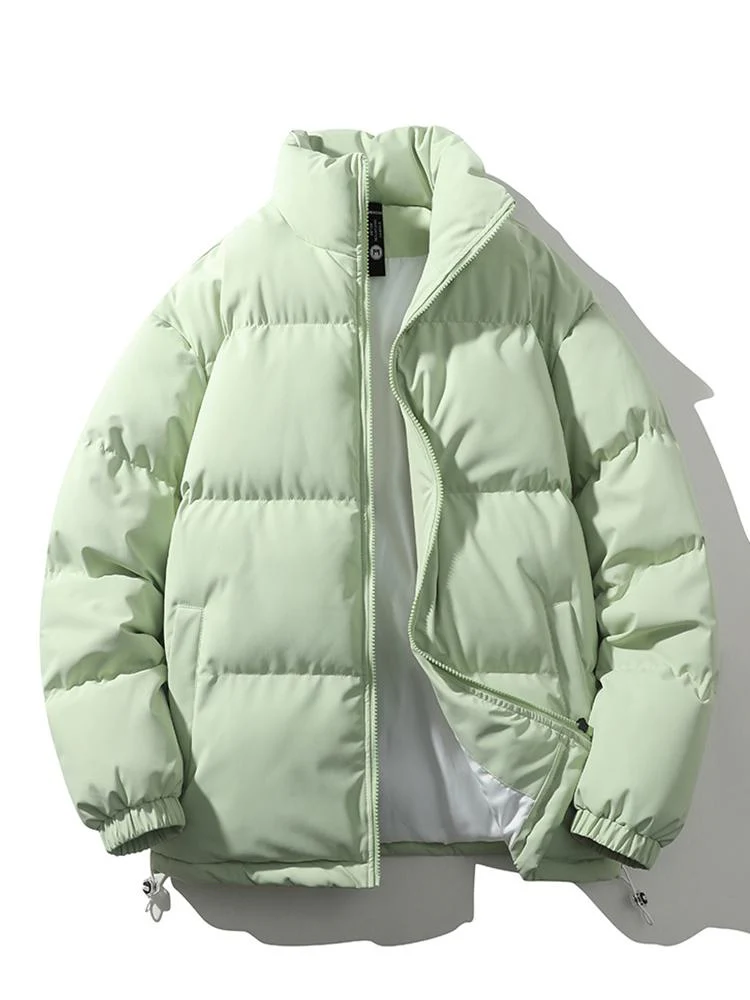 Funnel Neck Puffer Coat - Image 21