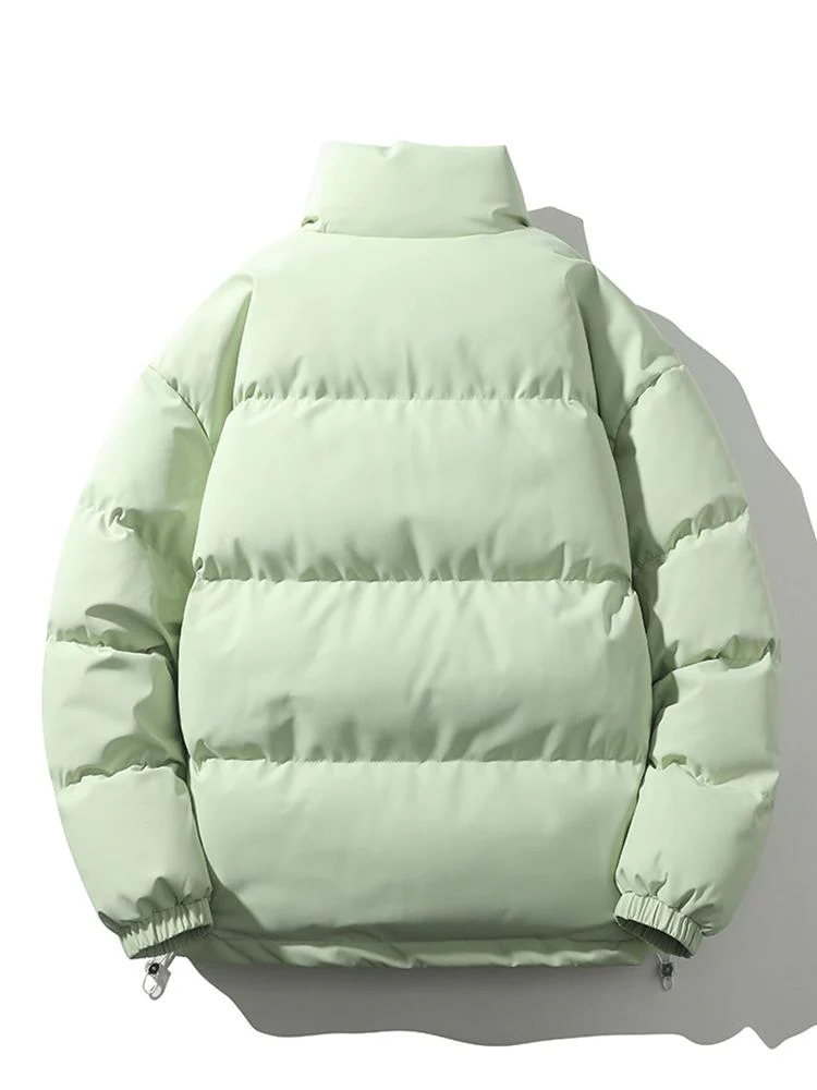 Funnel Neck Puffer Coat - Image 22