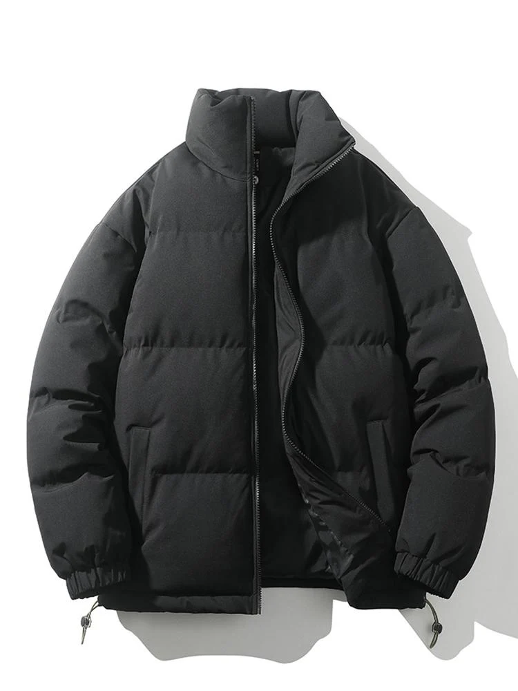 Funnel Neck Puffer Coat - Image 3