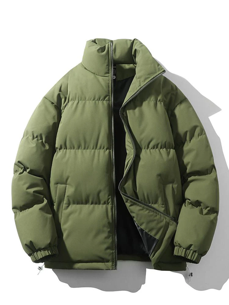 Funnel Neck Puffer Coat - Image 5