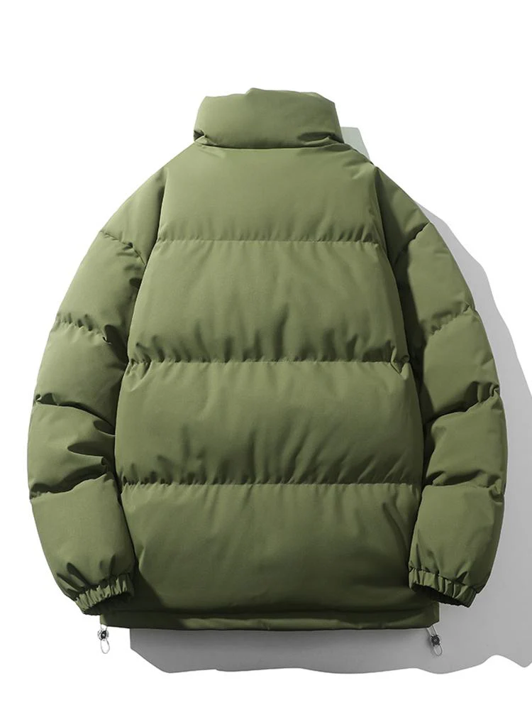 Funnel Neck Puffer Coat - Image 6