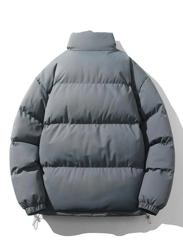 Funnel Neck Puffer Coat - Image 8