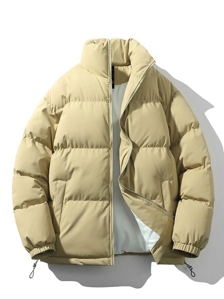Funnel Neck Puffer Coat - Image 9