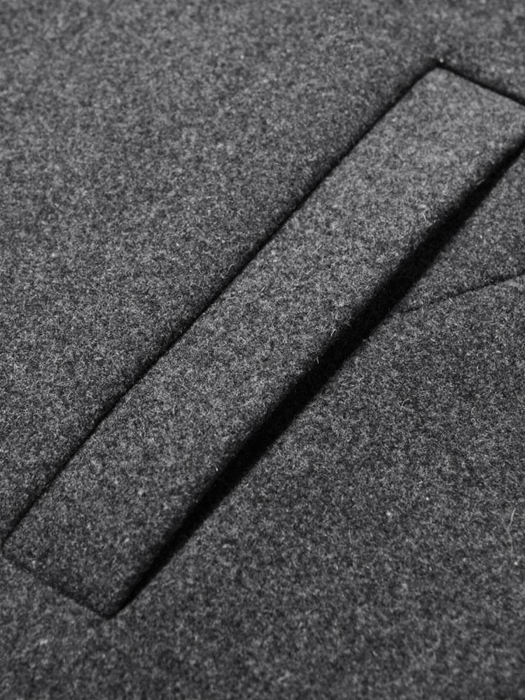 Funnel Neck Wollmantel - Image 10