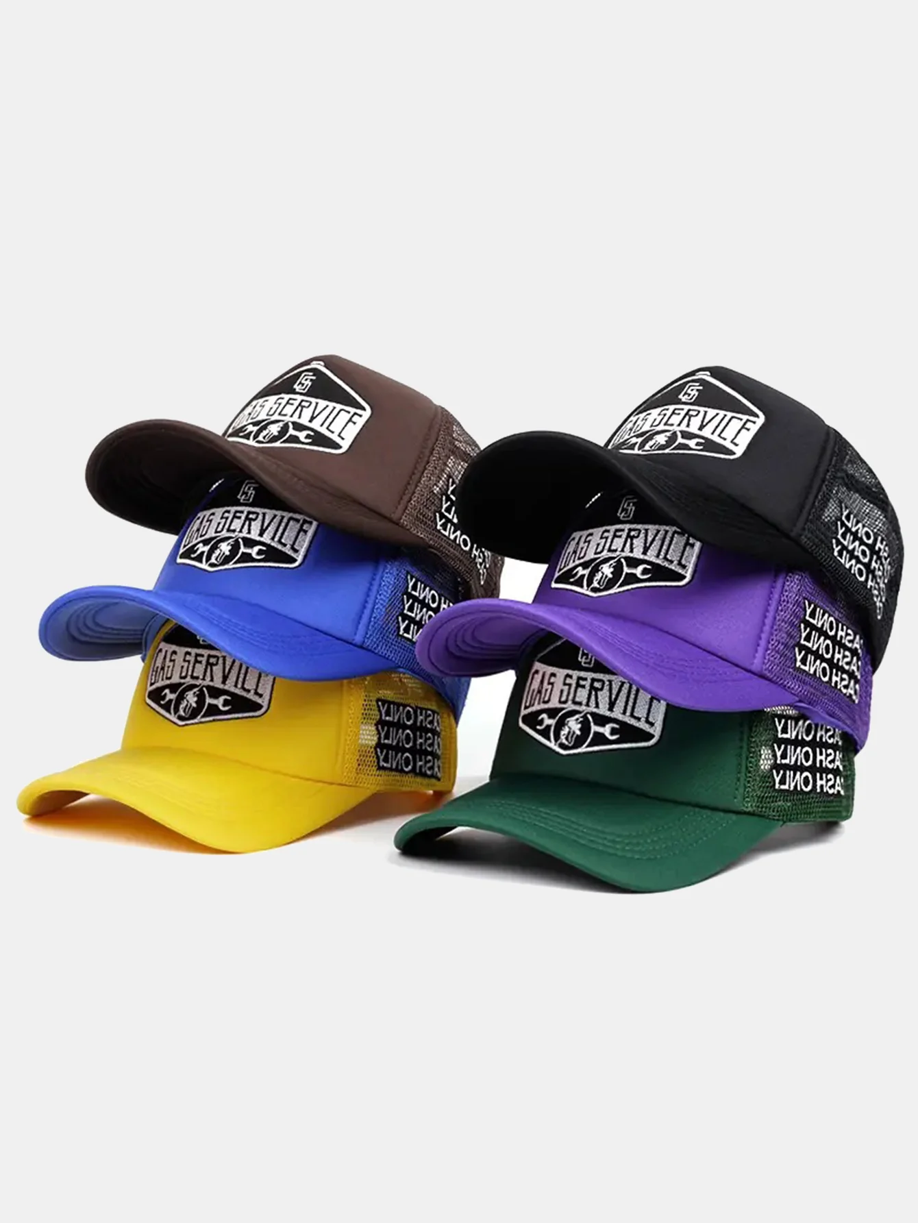 Gas Service Logo Trucker Baseballmütze - Image 7
