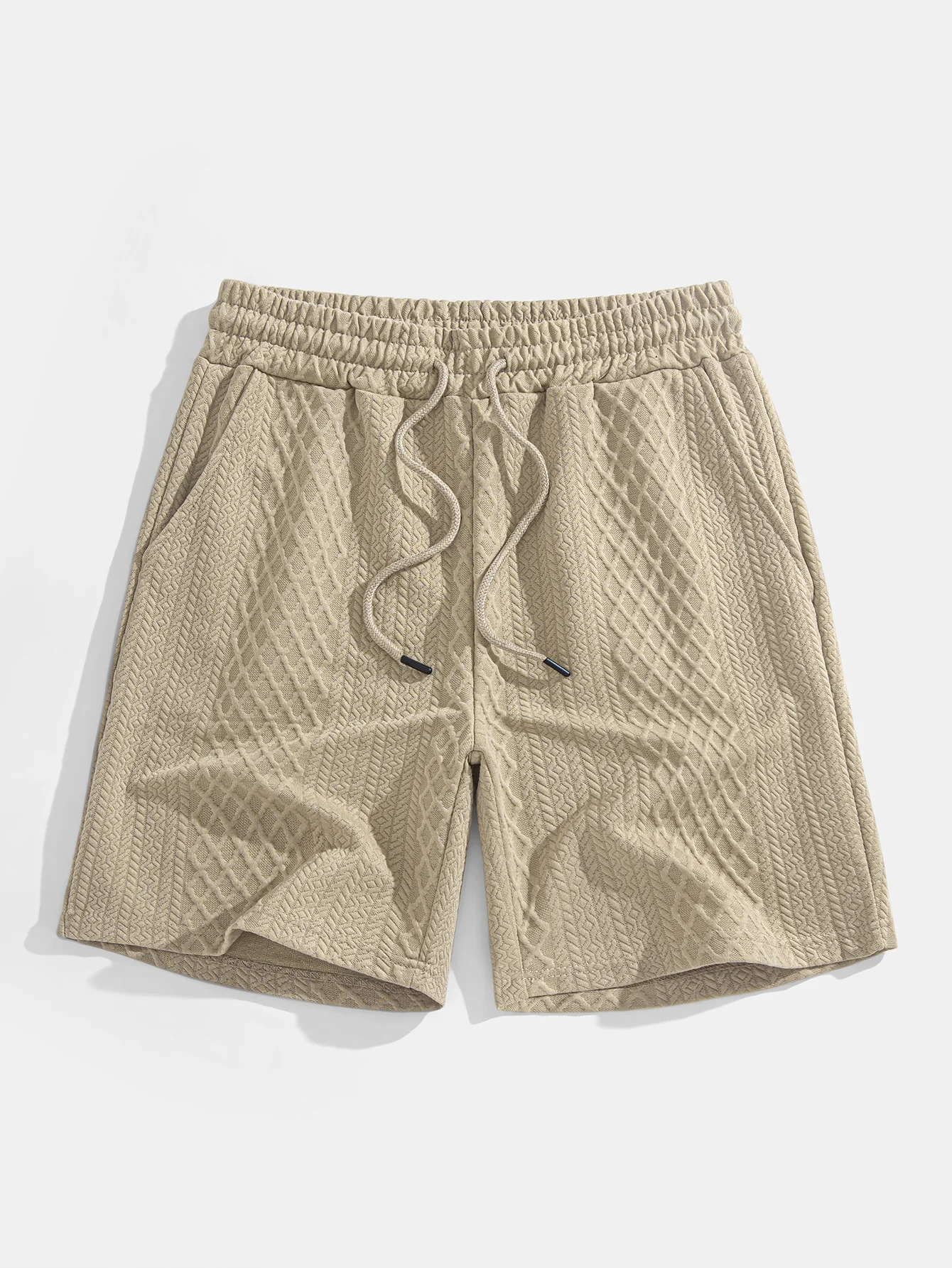 Geometrisches Diamant-Jacquard-Polo & Shorts - Image 14