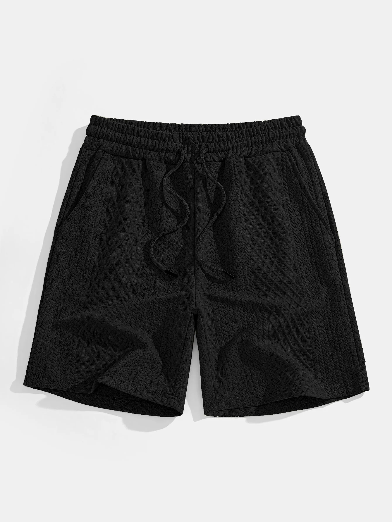 Geometrisches Diamant-Jacquard-Polo & Shorts - Image 17