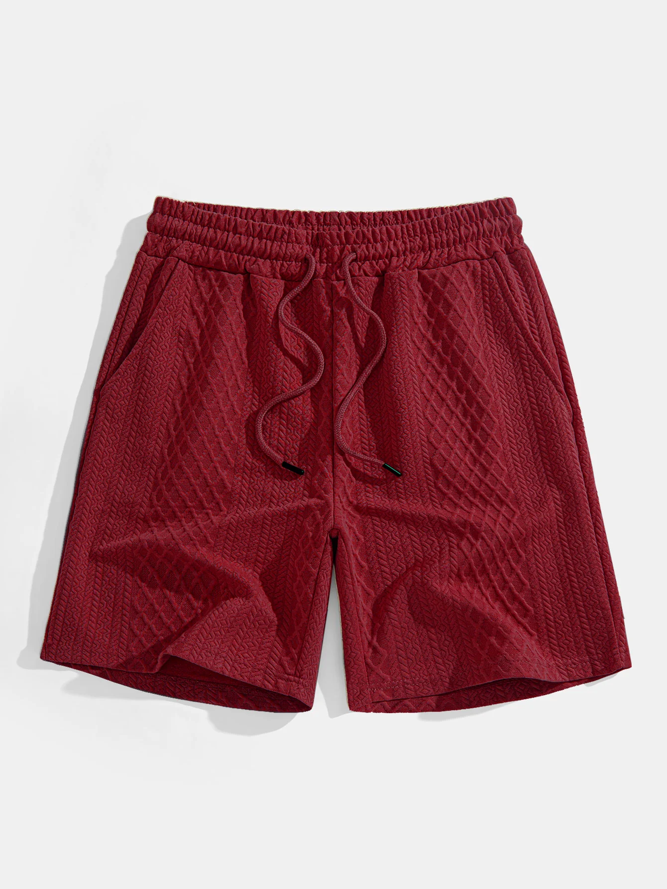 Geometrisches Diamant-Jacquard-Polo & Shorts - Image 20