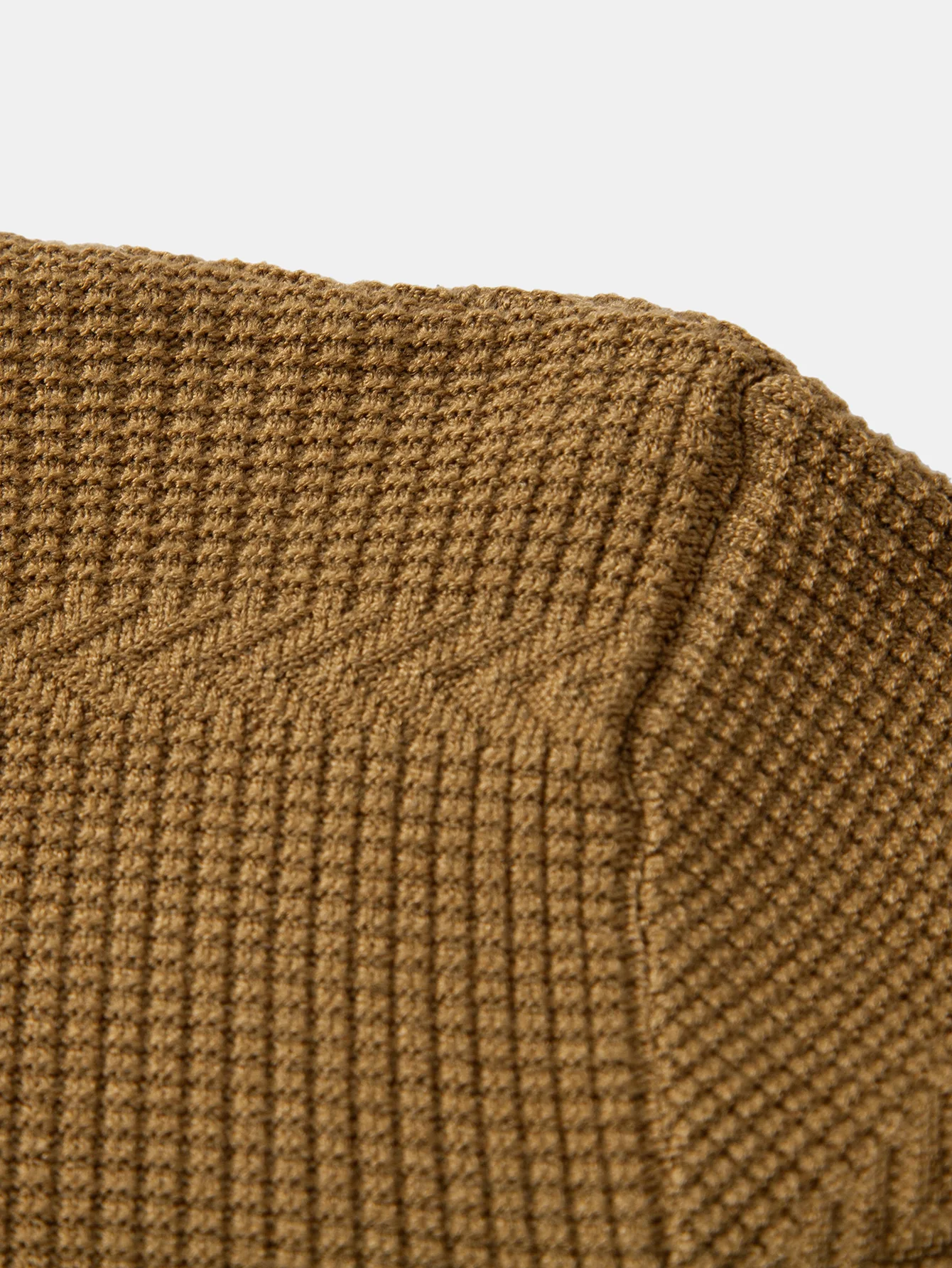 Geometrischer Jacquard Rundhals Pullover - Image 9