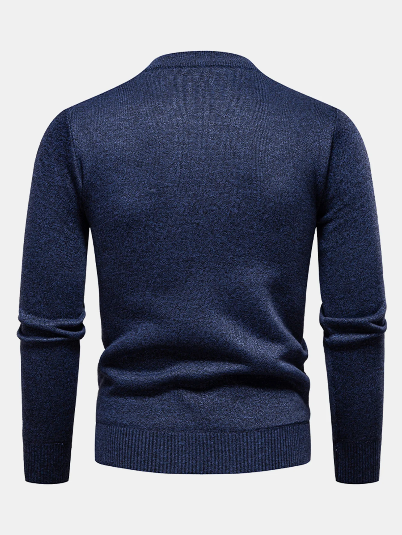 Geometrischer Jacquard Rundhalsausschnitt Pullover - Image 10