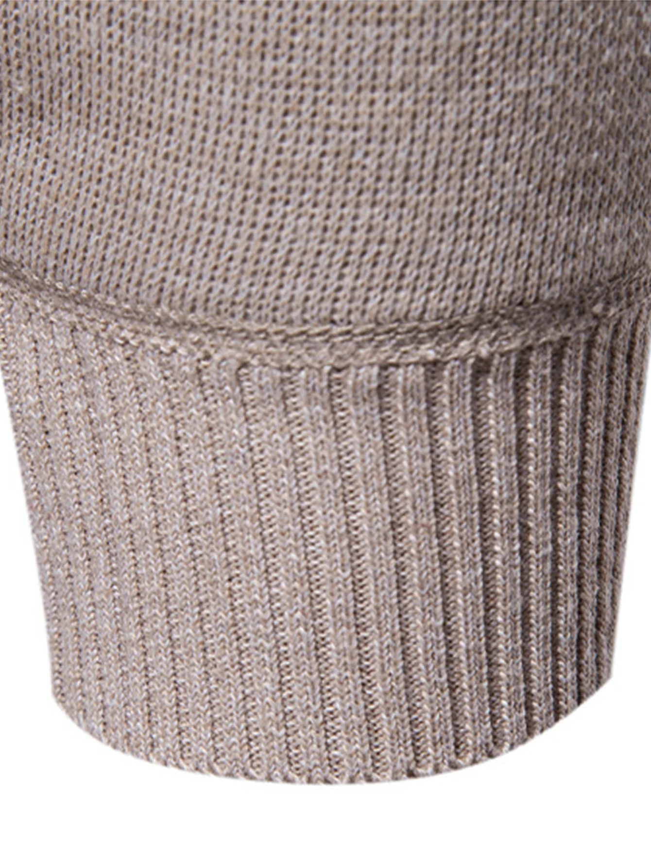 Geometrischer Jacquard Rundhalsausschnitt Pullover - Image 15