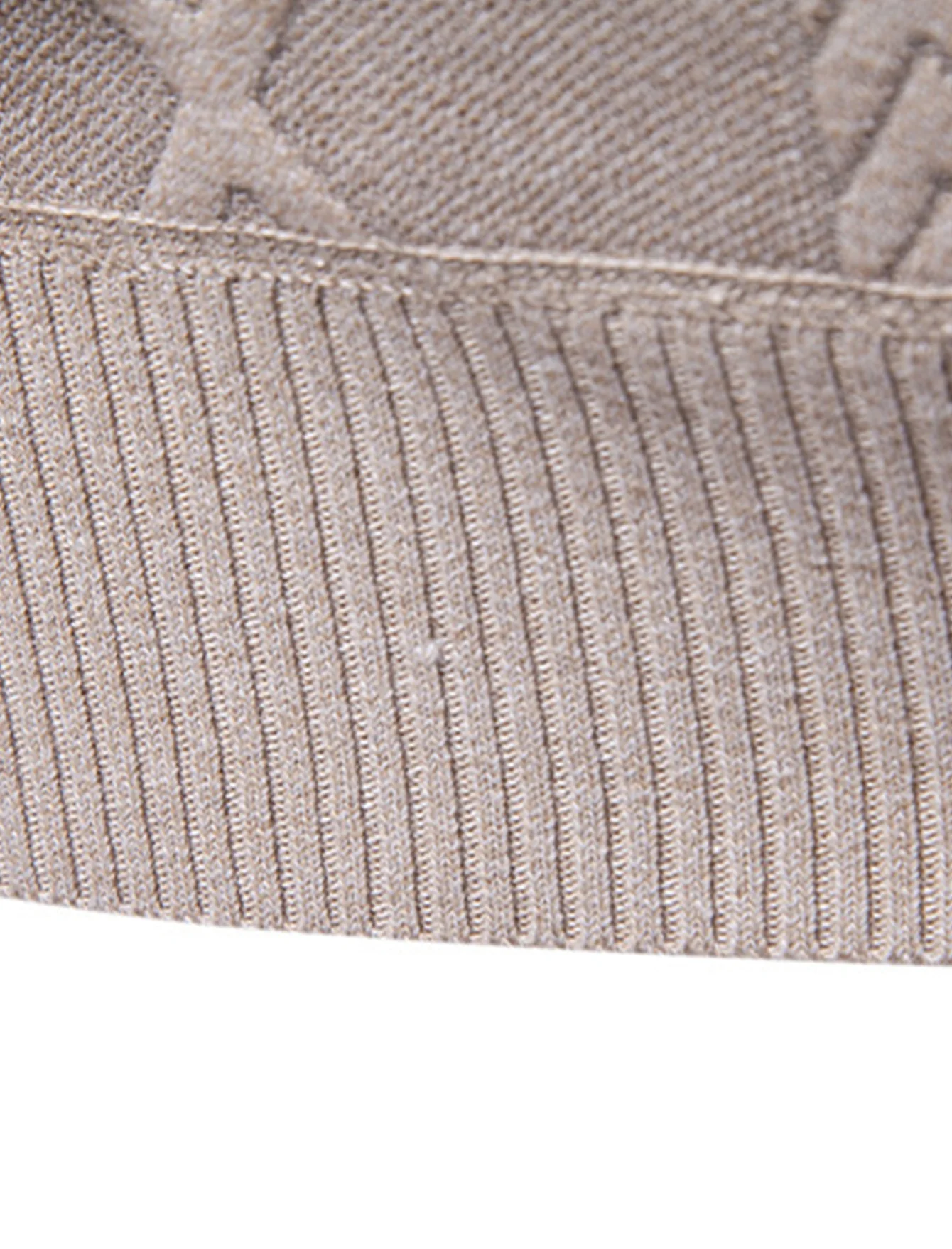 Geometrischer Jacquard Rundhalsausschnitt Pullover - Image 16