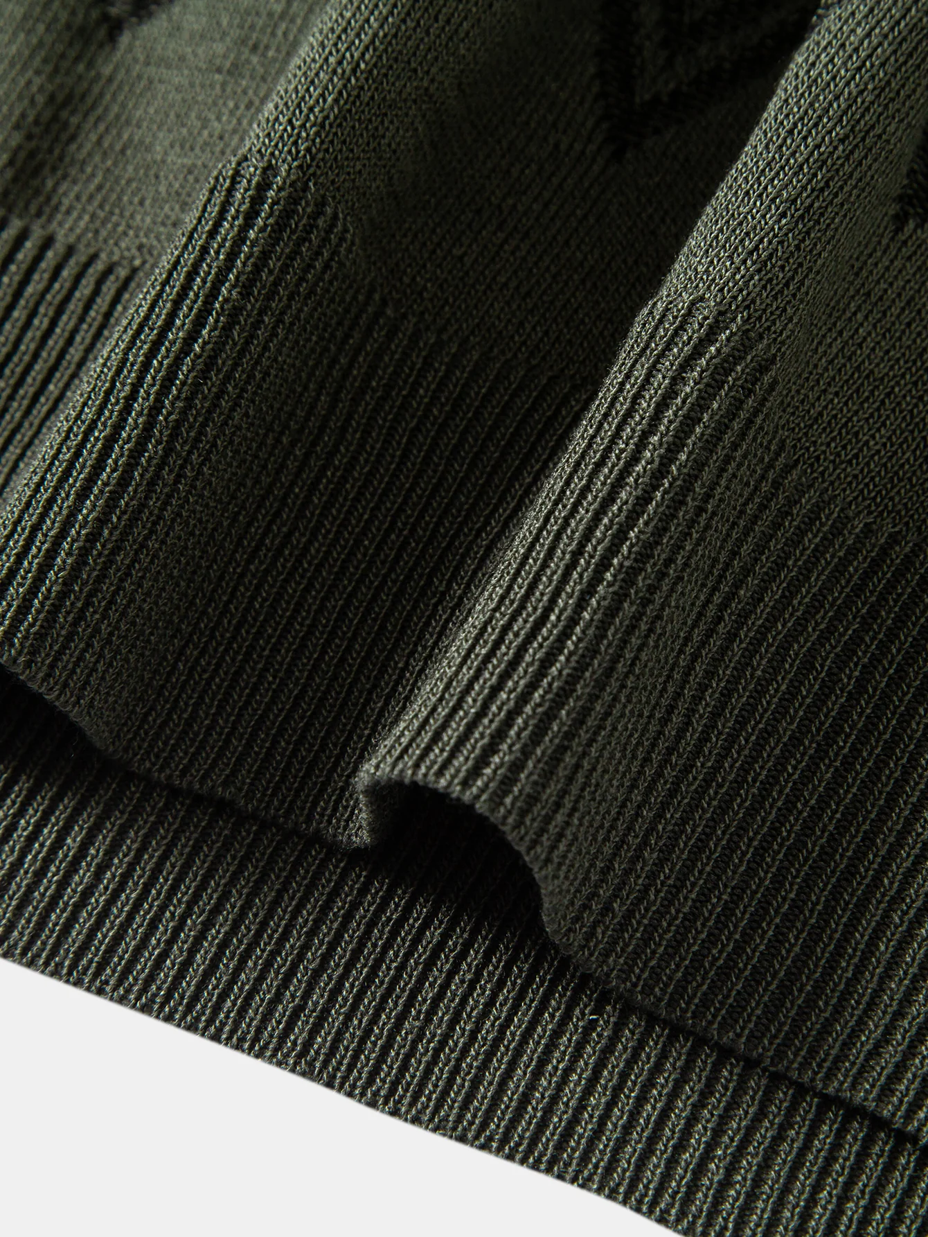 Geometric Jacquard Johnny Collar Polo - Image 12