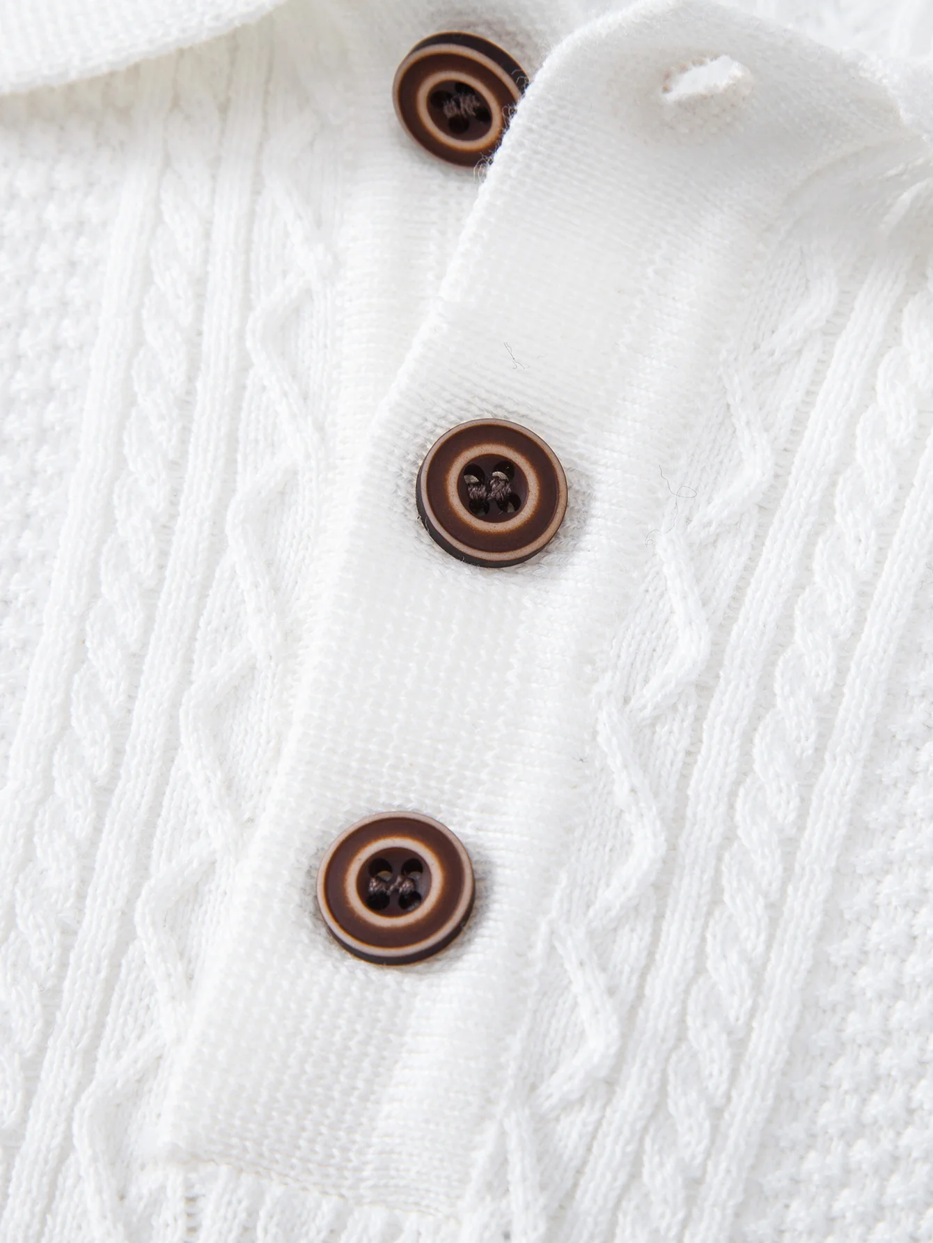 Geometric Jacquard Knit Polo - Image 10